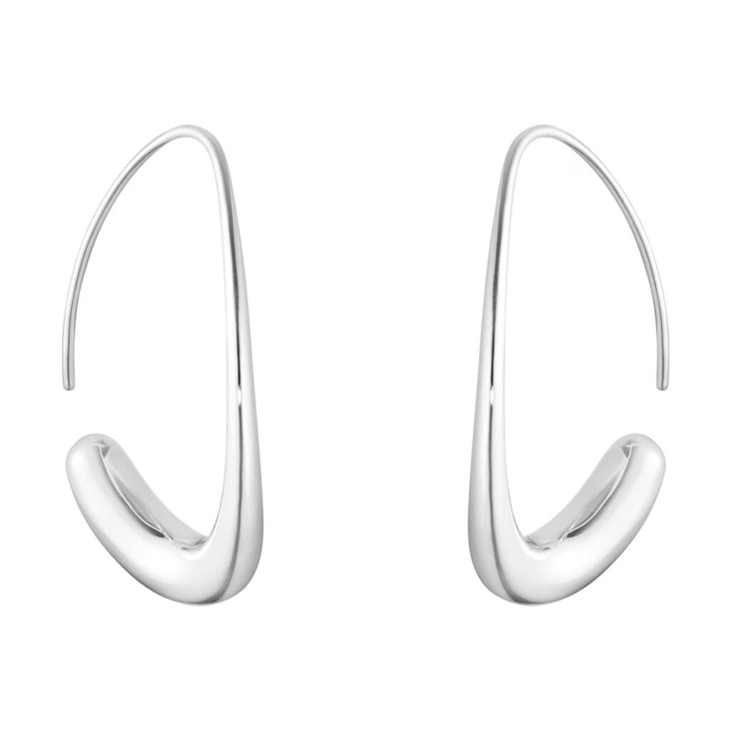 Sterling Silver Offspring Open Earhoops